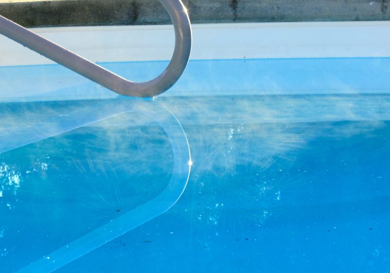 swimming pool with hot water